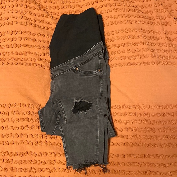 H&M MAMA maternity jeans Skinny Ankle Large - Picture 2 of 3